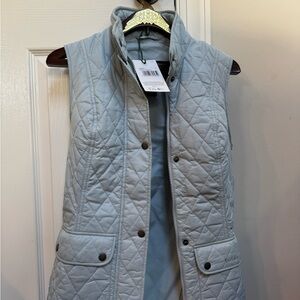 Barbour Stone Blue Otterburn Quilted Gilet/ Vest